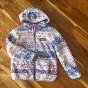 Eddie Bauer Quest Plush Sherpa Fleece Hooded Jacket size 5/6